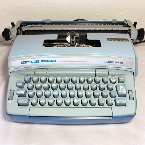 Smith Corona Coronet Super 12 Fully Working Electric Typewriter