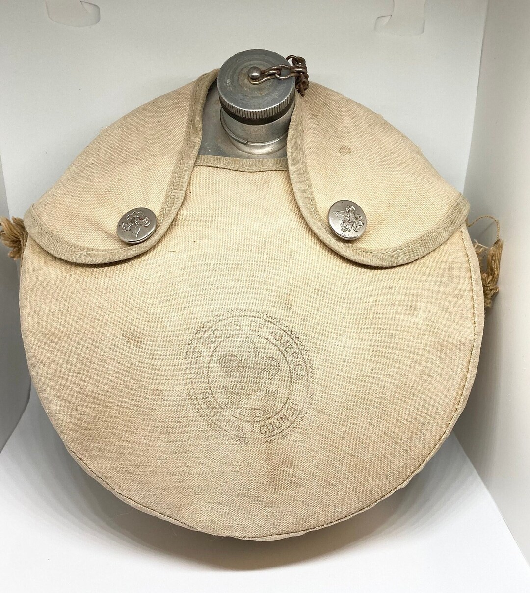 1960s Canvas and Aluminum Boy Scout Canteen Etsy