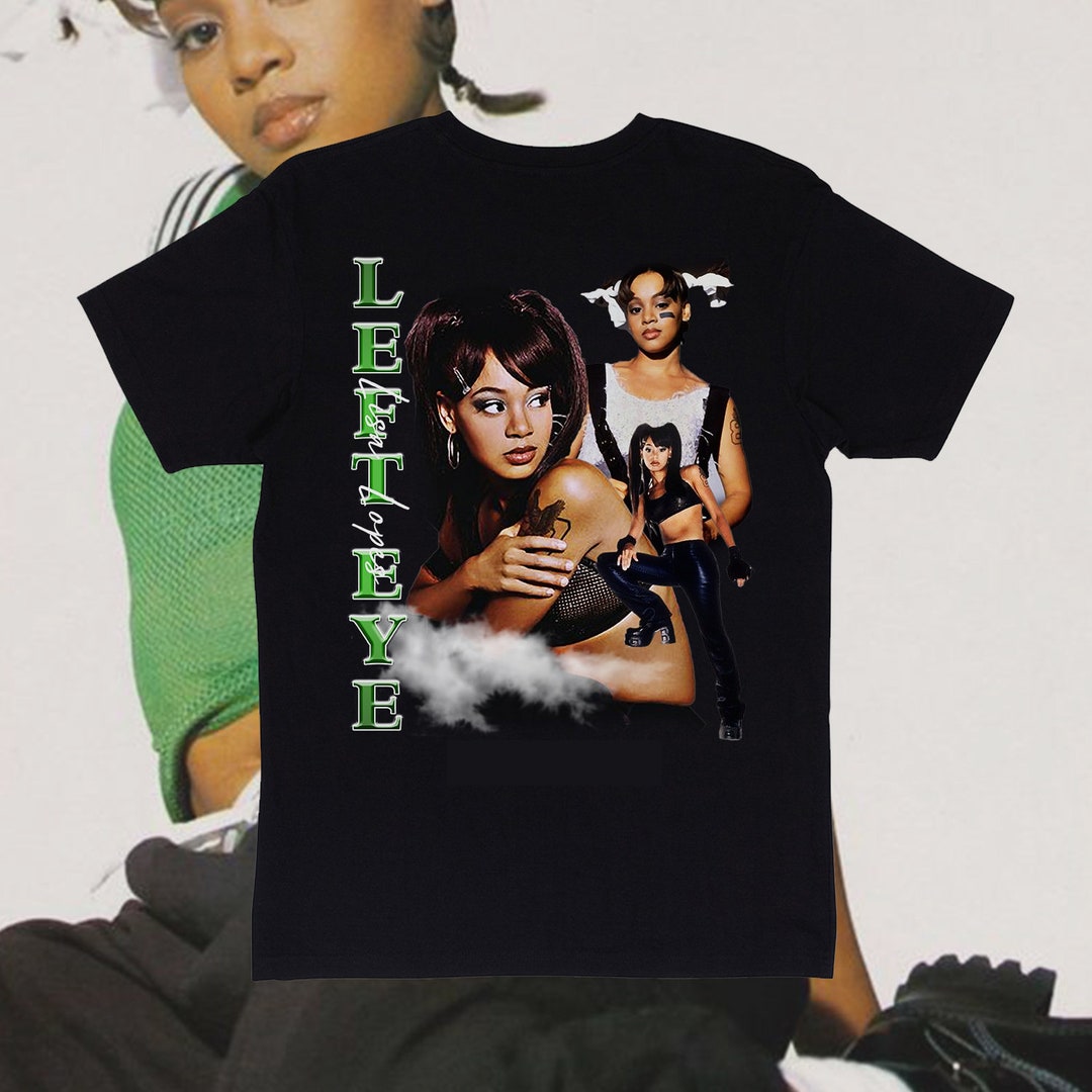 Vintage Graphic Homage T-Shirt, Graphic Tee - Lisa Left Eye Lopes, TLC, 90s