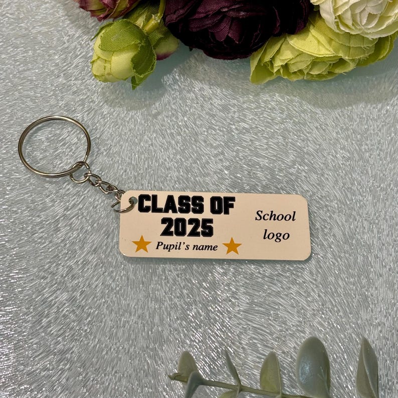 School Leaver Class of 2026 Keyring, Year 6 Leavers, Teacher Pupil Gift ...