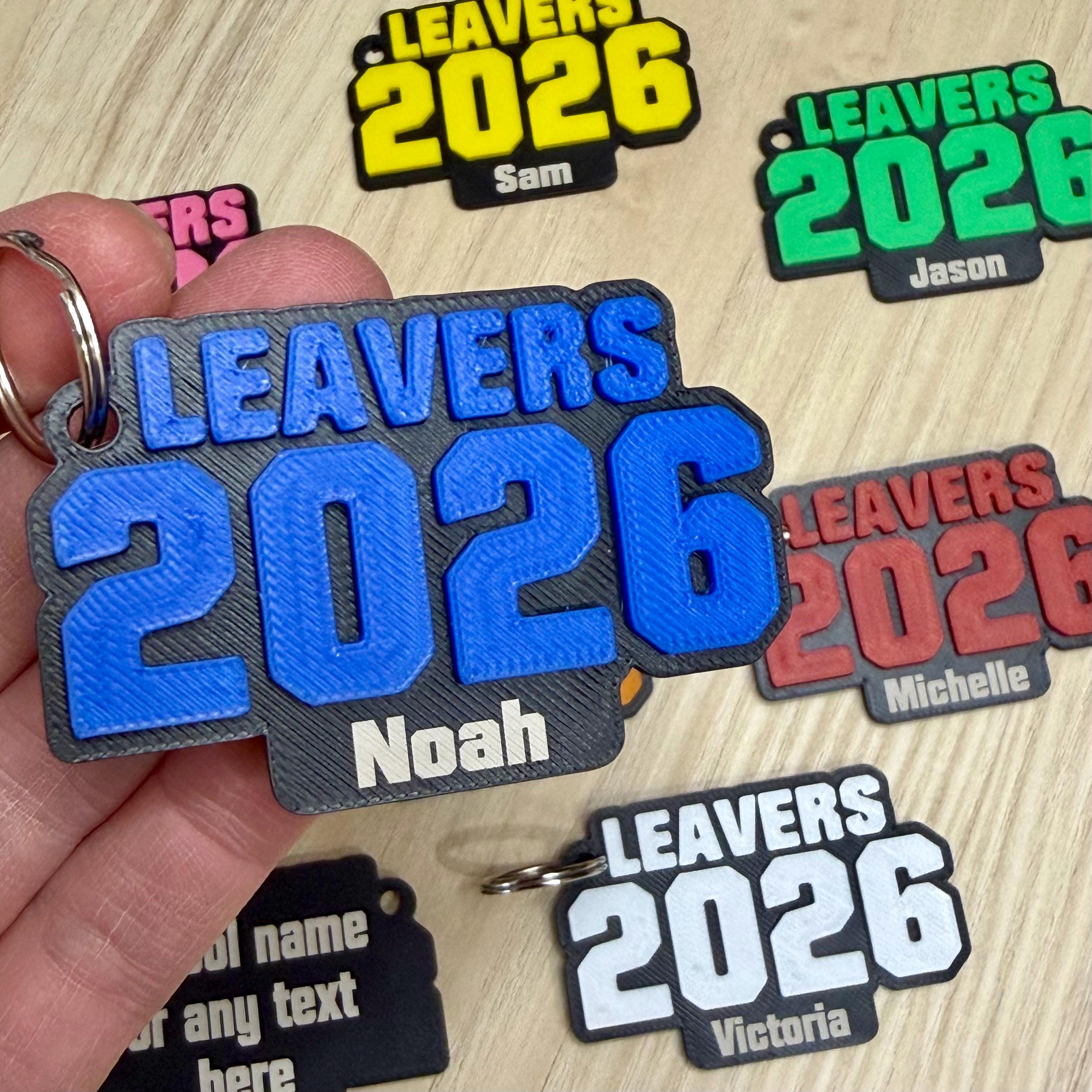 School Leaver Class of 2026 Keyring, Year 6 Leavers, Teacher Pupil Gift ...