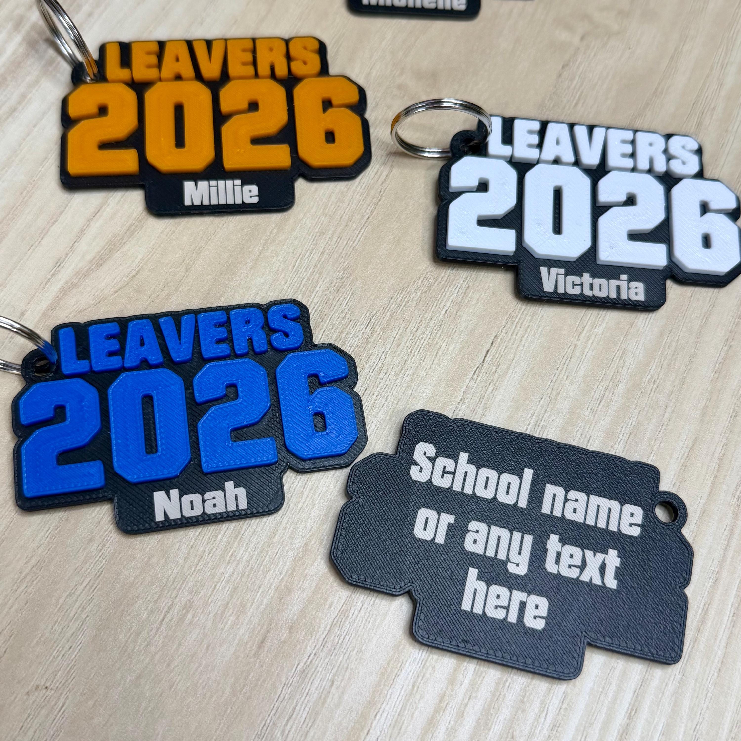 School Leaver Class of 2026 Keyring, Year 6 Leavers, Teacher Pupil Gift ...