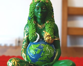 Gaia mother Earth Statue in various finishes. Hand made and painted in Chepstow, UK
