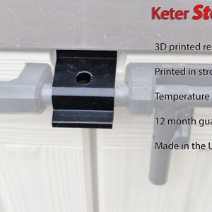 Keter Store It Out Lid Locking Latch WDLC Replacement (UV Protected) Brand New