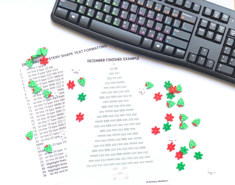 Text Formatting Activities for Typing & Word Processing Practice (PDF ...