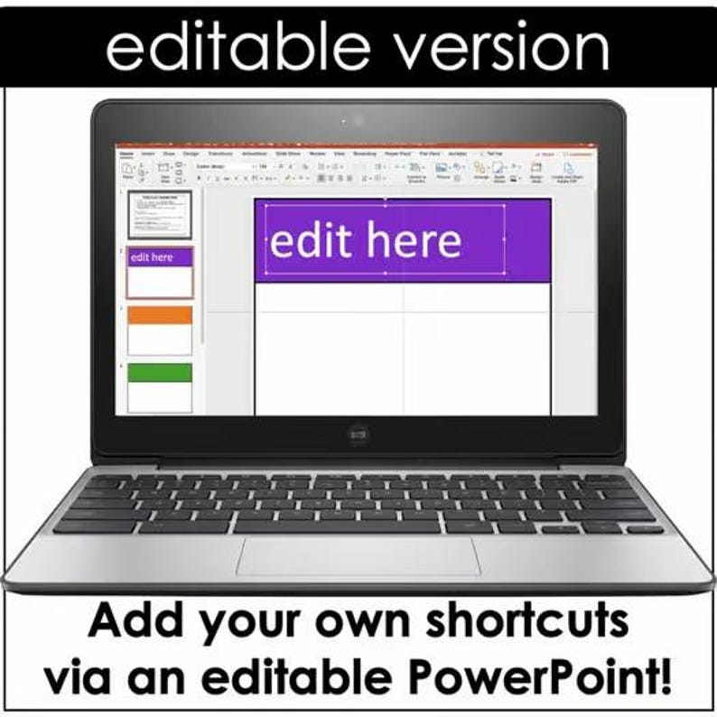 Keyboard Shortcut Posters for PC & Chromebook | Tech Classroom Decor ...