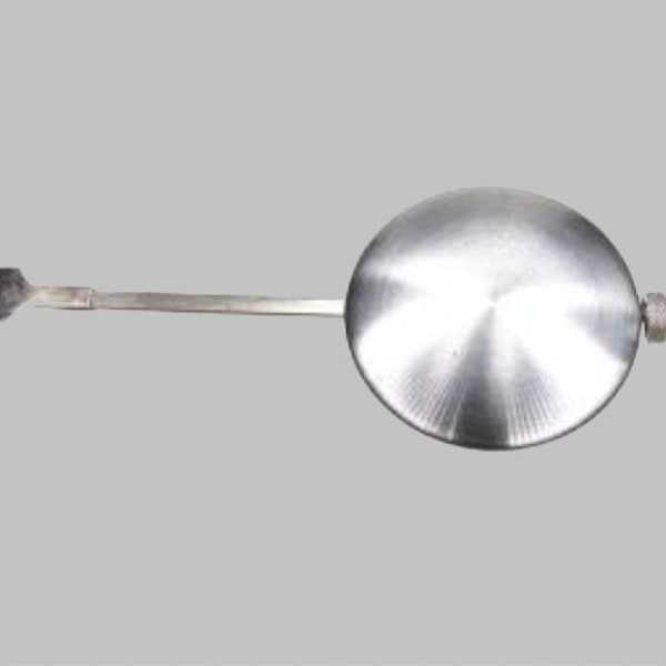 Brushed Chrome Quartz or Mechanical Pendulum