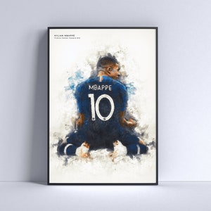 Kylian Mbappe france poster- Worldcup