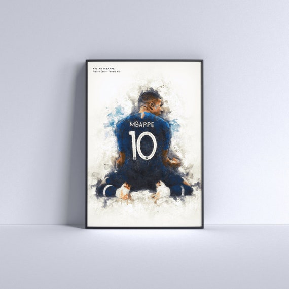 Kylian Mbappe france poster- Worldcup