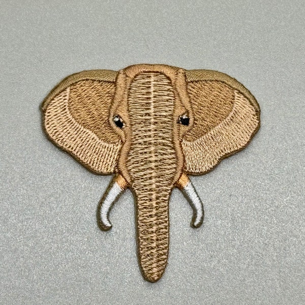 Elefanten Applikation Bügelbild Aufnäher