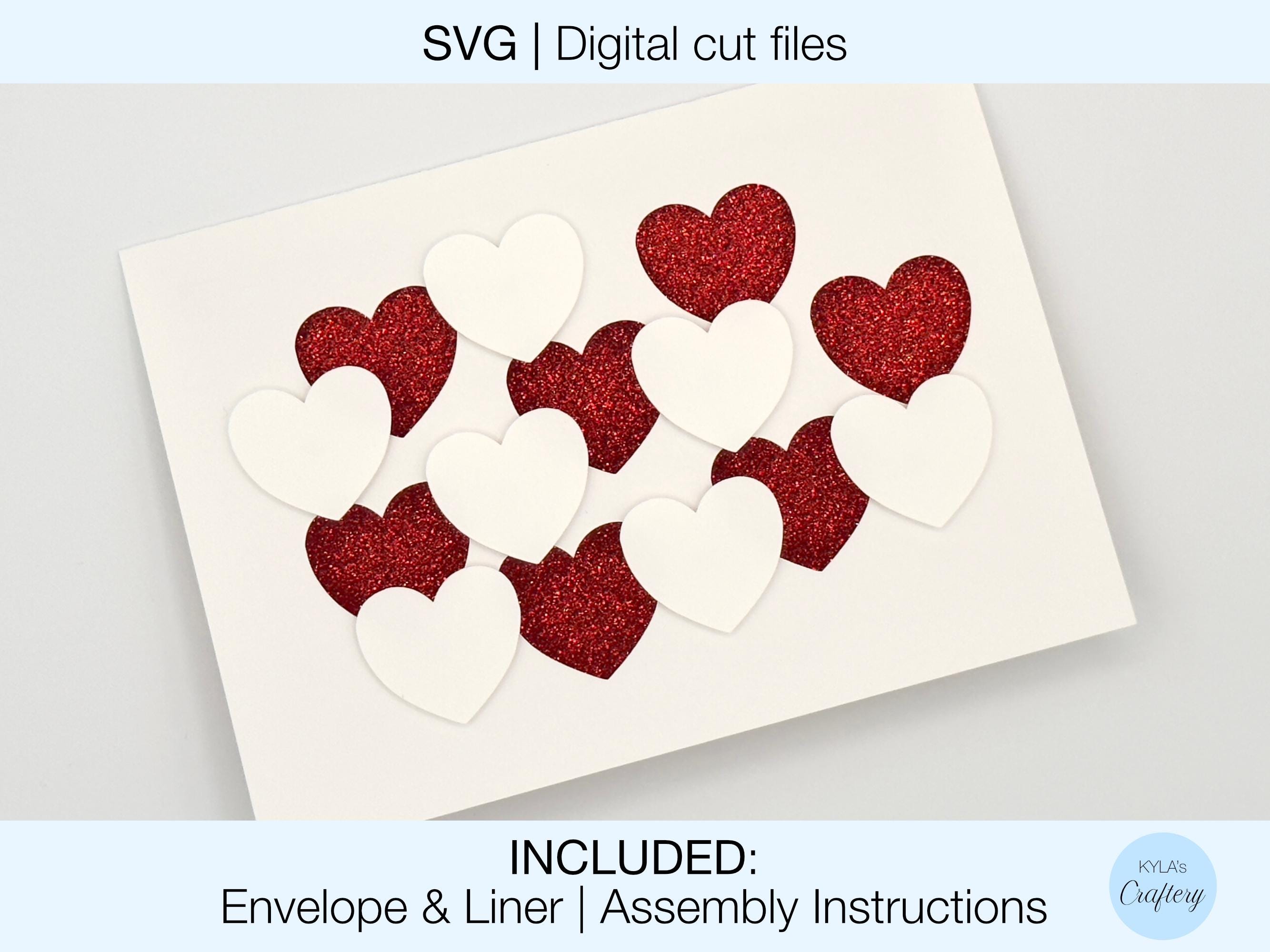 Valentine's Day Card Digital SVG Cut Files DIY | Cricut Silhouette ...