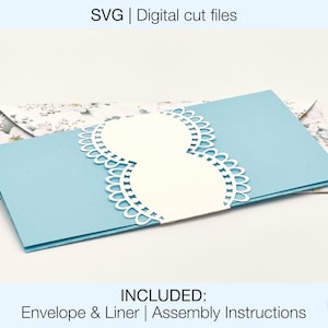 Money Holder Card | Gift Card Holder | Digital SVG Cut Files DIY | Cricut Silhouette | Envelope and Liner Included | Instant Download
