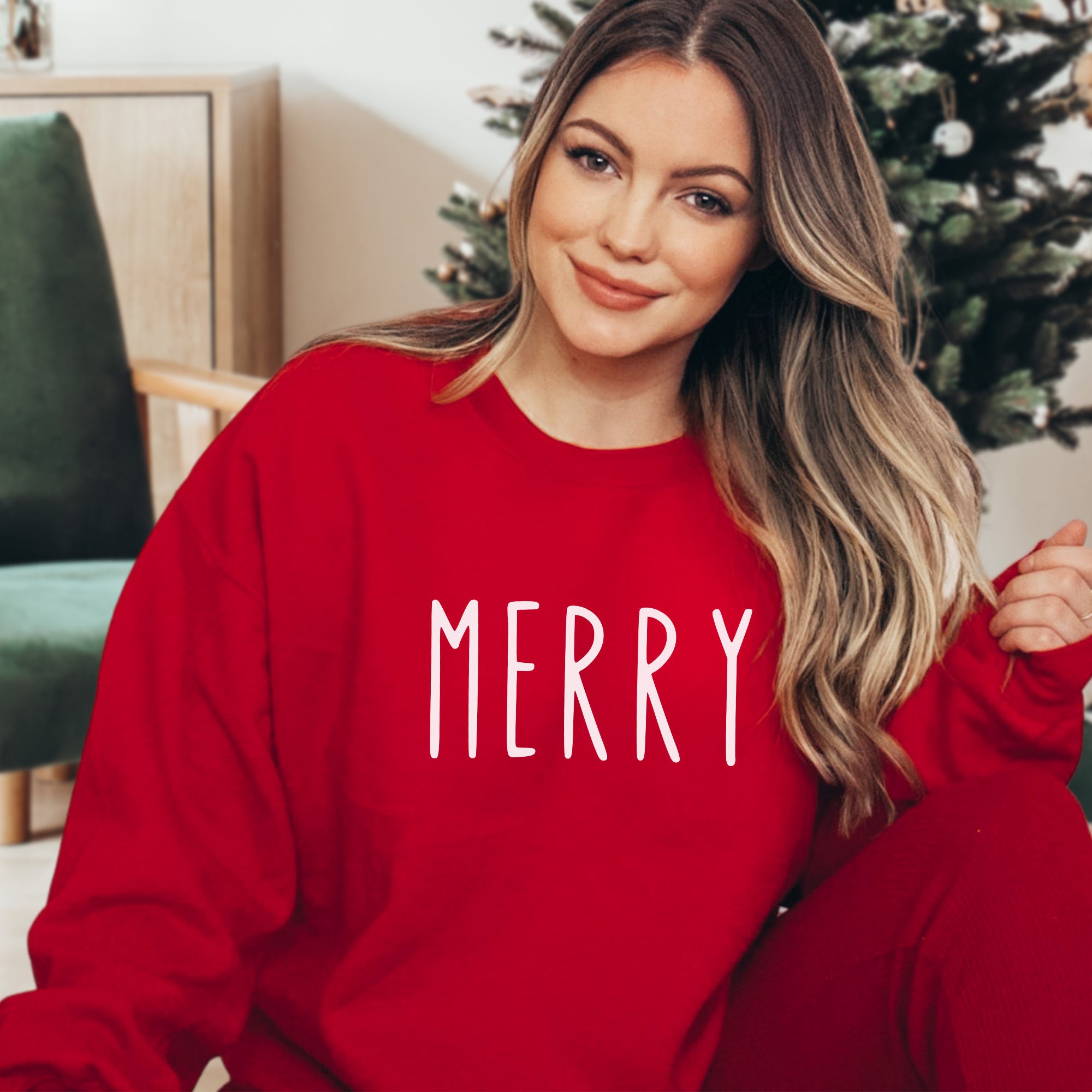 Christmas crewnecks deals
