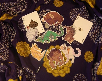 Star Wars creatures glossy vinyl stickers
