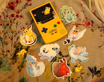 Pokemon glossy vinyl stickers