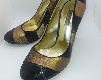 Vintage Dolce & Gabbana Sequin Pumps