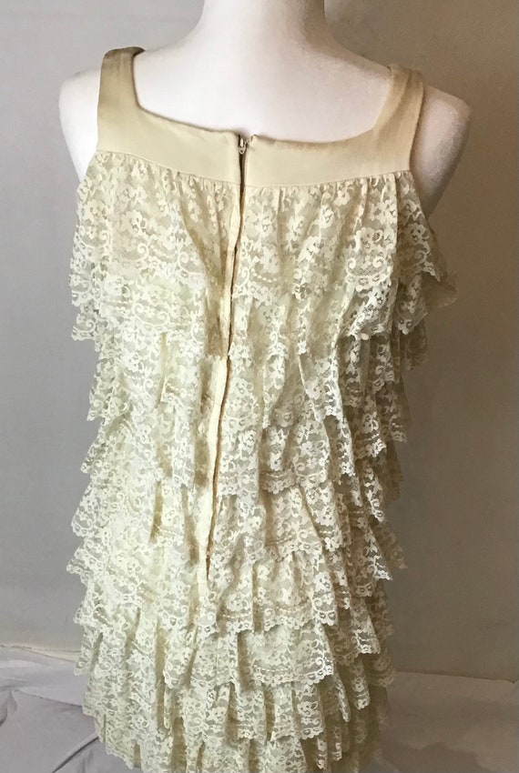 Vintage 1960s Designer Lace Dress - image 6