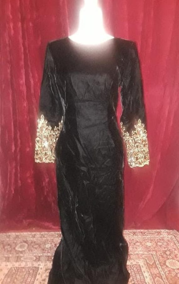 Vintage Victor Costa Boutique Velvet Dress - image 1