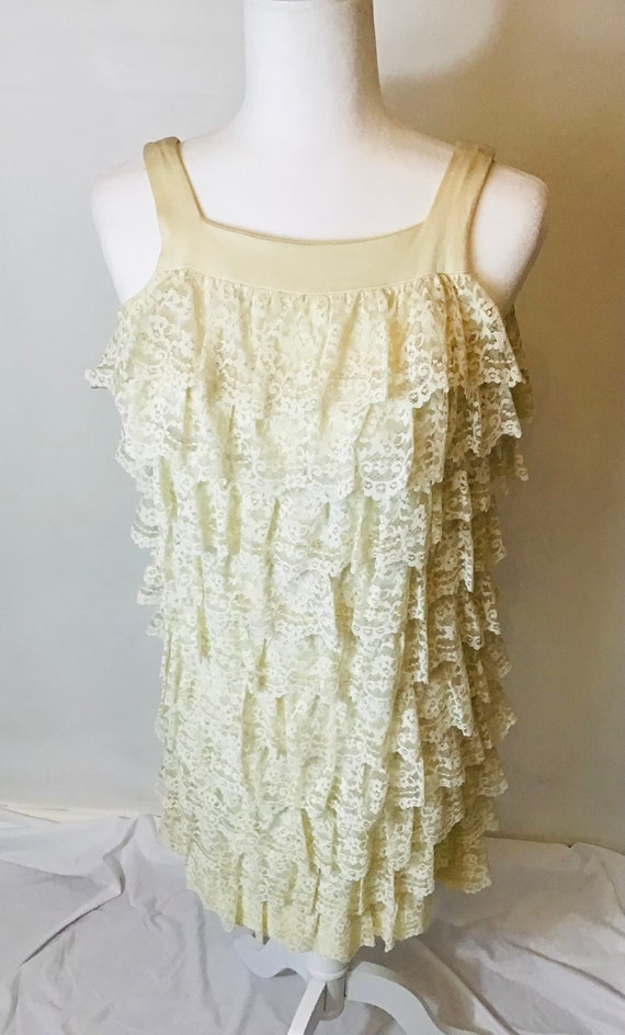 Vintage 1960s Designer Lace Dress - image 4