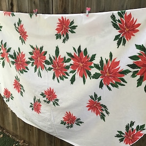 Vintage Christmas/Holiday Tablecloth
