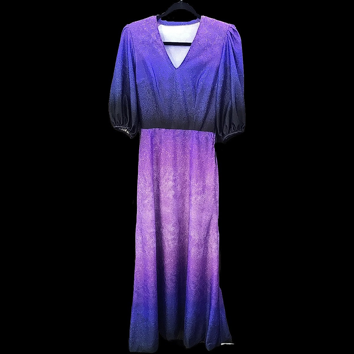 purple blue ombre dress Lace-Up Ombre Purple Long A-Line Prom Dress C1251 Purple / 00
