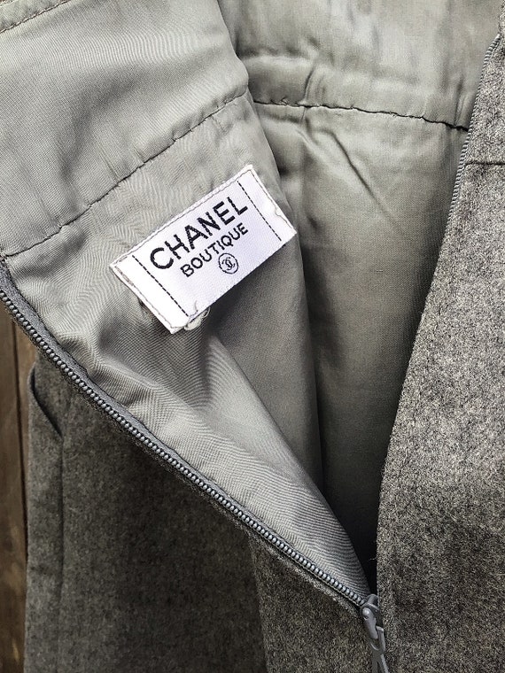 Vintage Chanel Wool Skirt