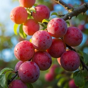 Cherry Plum Tree  fruit tree seedling, hardy sweet tart plums LIVE PLANT