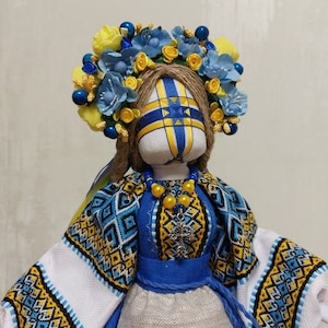 Motanka doll "Beregynya of Ukraine" hand embroidery for house protection, Ukrainian mother doll, Gift for Her. Support for Ukraine!