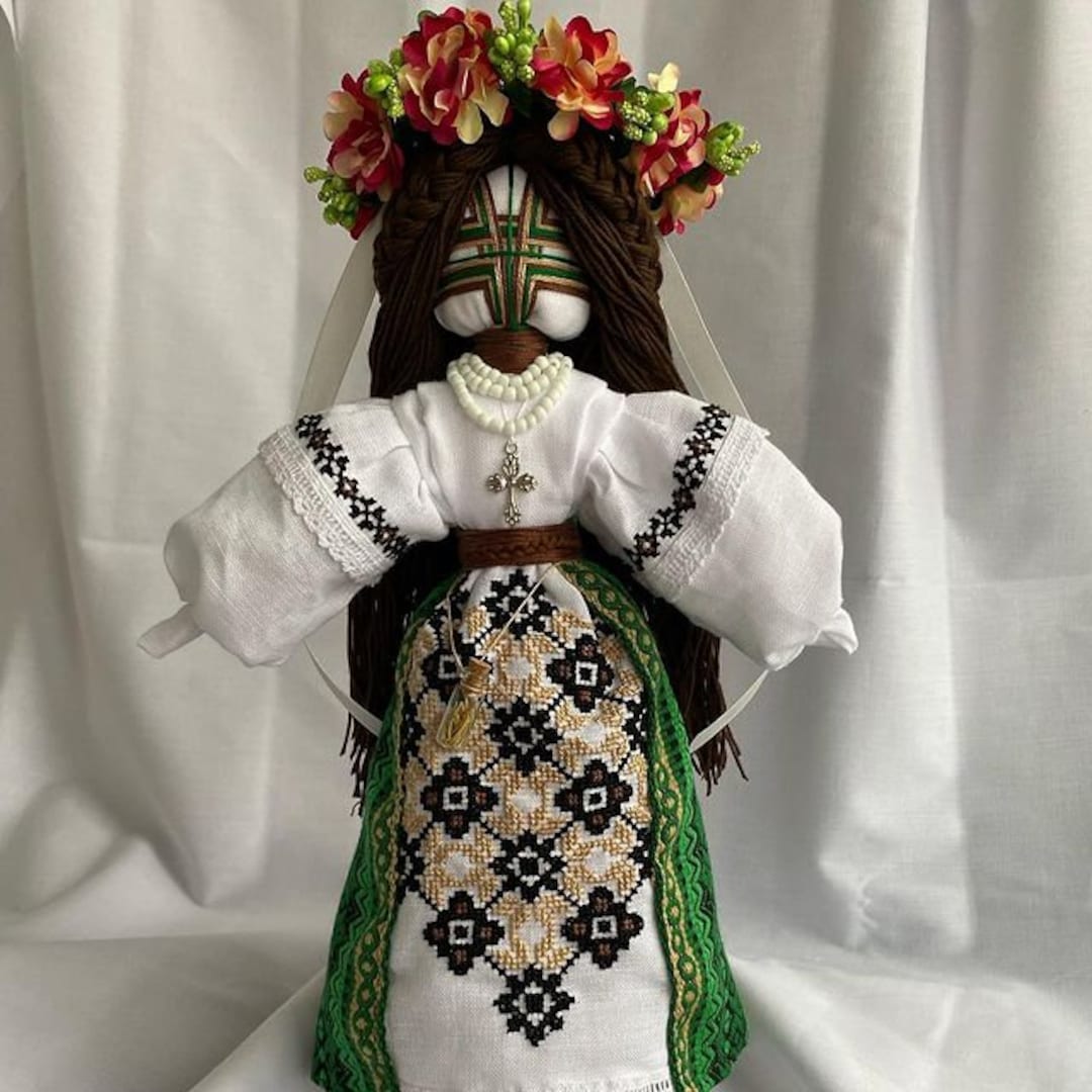 Protection Talisman Motanka Doll spring Guardian, Ukrainian Flower Doll ...