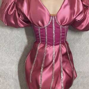 Corset belt, Underbust corset, Pnk corset, lace up corset, Trendy corset, Custom corset, Adjustable Corset, Support for Ukraine