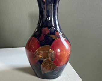 Moorcroft Pomegranate Pattern Vase, 5 3/4"