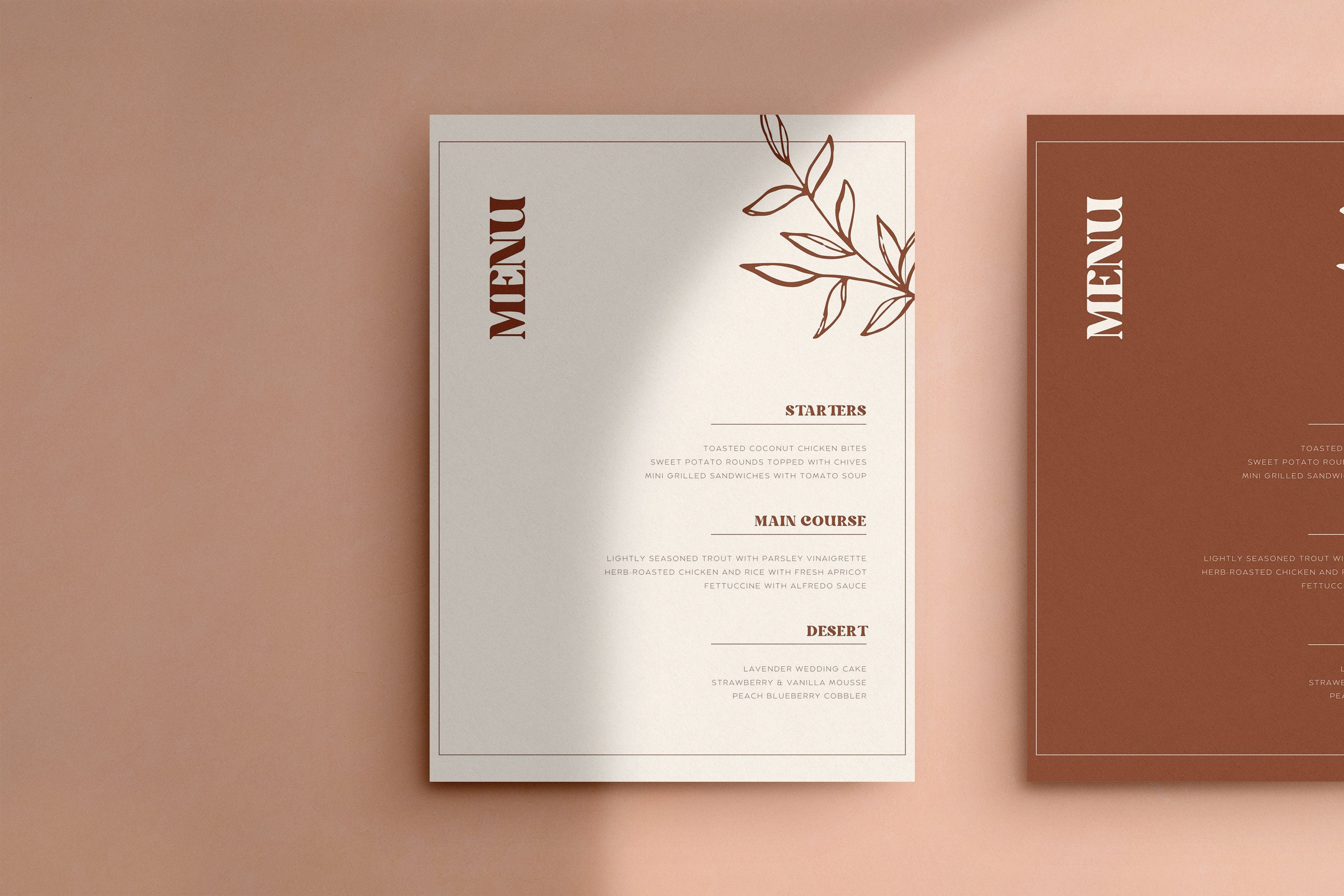 Canva Menu Template Restaurant/menu Cards/menu Wedding/custom Etsy Canva Menu Template Restaurant/menu Cards/menu Wedding/custom Etsy