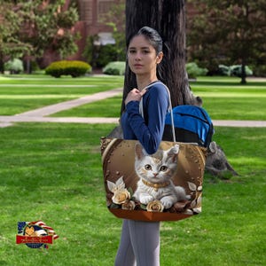 Spacious polyester tote ideal for the beach, gym, or work, styled with unique floral and animal motifs for a trendy look.
Functional and fashionable weekender bag, a perfect gift for anyone who loves combining style with practicality