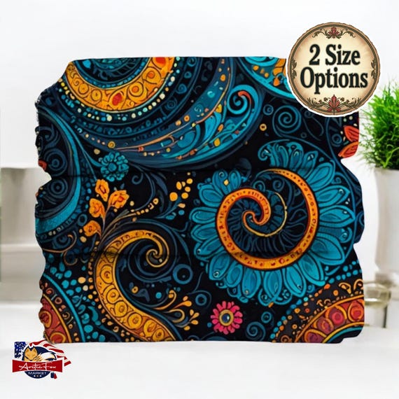 Dark Bohemian Hand Towels Vibrant Bathroom Decor Set of 1 2 or 3 Stylish Absorbent Hand Towels Dark Boho Bathroom Decor Towel Etsy