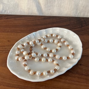 Porcelain Trinket Tray White Vide Poche