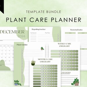 Plant Care Sheet, Plant Lover, Houseplant Journal Printable, Plant Care Planner Tracker