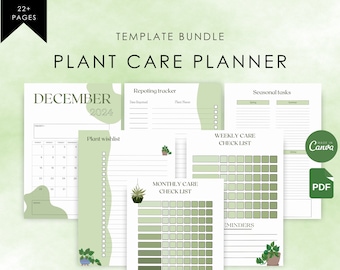 Plant Care Sheet, Plant Lover, Houseplant Journal Printable, Plant Care Planner Tracker