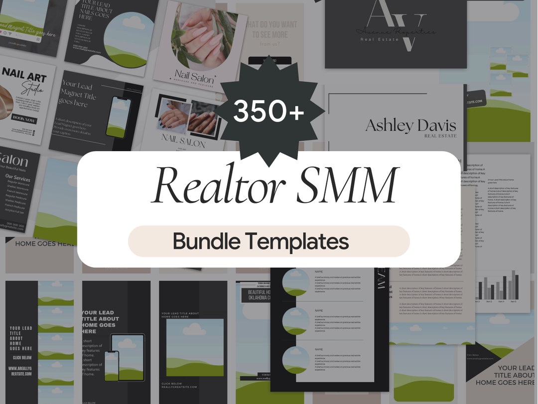 Realtor Bundle, Seller Real Estate Marketing Social Media Instagram ...