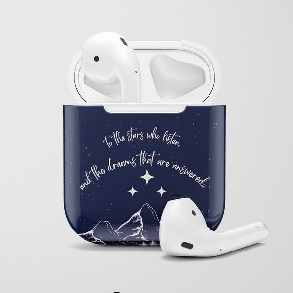Night Court Symbol Airpod Case Acotar Acomaf To the Stars Who Listen Cover for Airpods 2, Airpods 2 Pro, Airpods Pro, Airpods 3