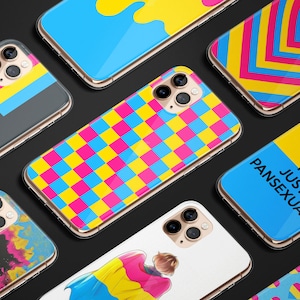 Hearts Not Parts Pride Flag Art Phone Case Cover for iPhone 17 Pro Max 16 15 Plus 14 13 Mini SE Samsung S25 S24 S23 Google Pixel 10 9