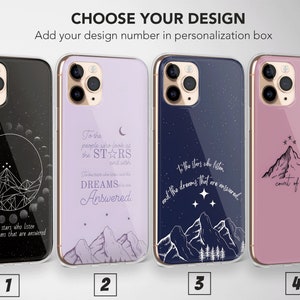 Night Court Symbol Phone Case Acotar Acomaf Cover For iPhone 15 Pro Max 14 Plus 13 12 Mini 11 XR XS X 7+ 8 SE Samsung S24 S23 S22 Pixel 8 7