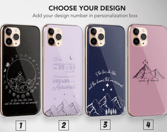 Night Court Symbol Phone Case Acotar Acomaf Cover For iPhone 15 Pro Max 14 Plus 13 12 Mini 11 XR XS X 7+ 8 SE Samsung S24 S23 S22 Pixel 8 7