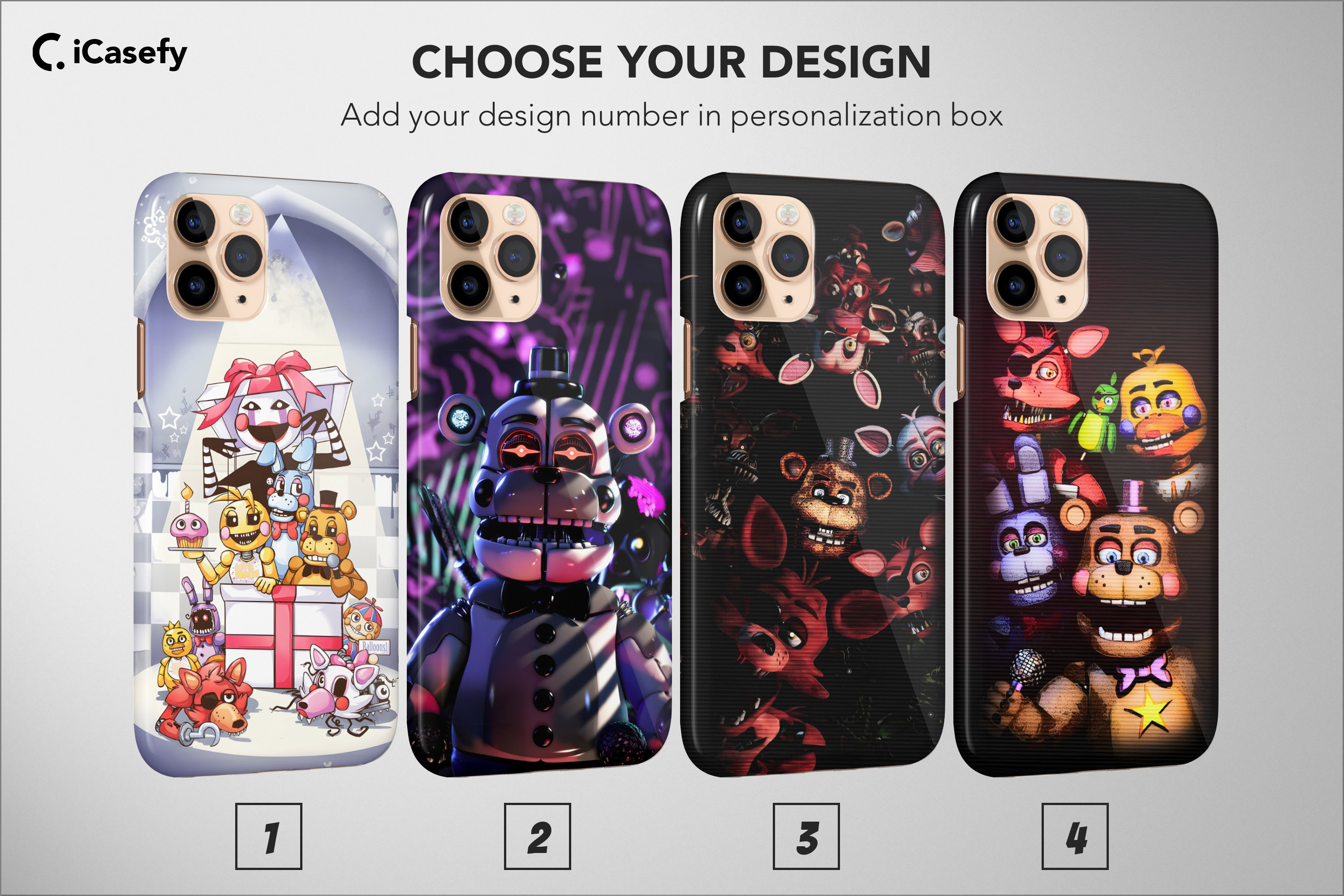  FNAF 2 Withered Freddy Fazbear Case Cover Compatible for iPhone  (XR) : טלפונים סלולריים ואביזרים