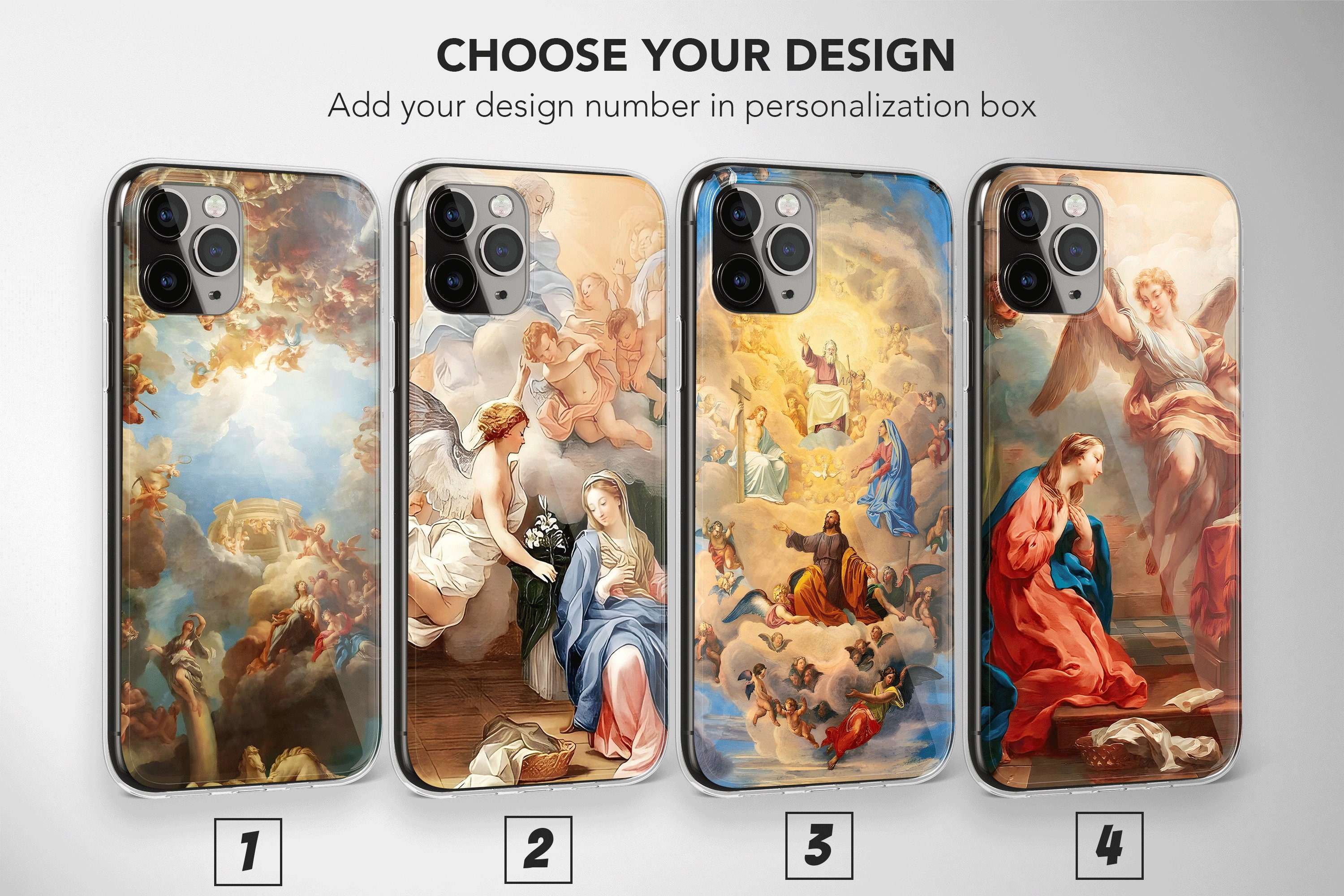Angel Clear iPhone Case | Vivid Dynasty