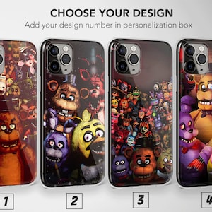 FIVE NIGHTS AT FREDDY'S FNAF ALL CHARACTER iPhone 15 Case Cover – casecentro