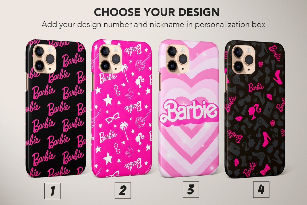 Pink Barbie Phone Case Aesthetic Doll Margot Robbie Cover for iPhone 15 Pro Max 14 Plus 13 12