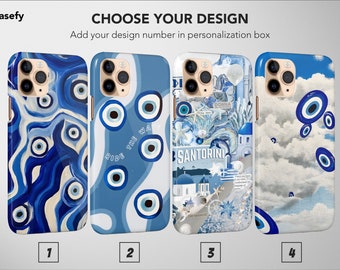 Evil Eye Phone Case Luck All Seeing Eye Collage Cover For iPhone 17 Pro Max 16 Plus 13 12 Mini 11 XR SE Samsung S26 S25 S22 Google Pixel 9 8