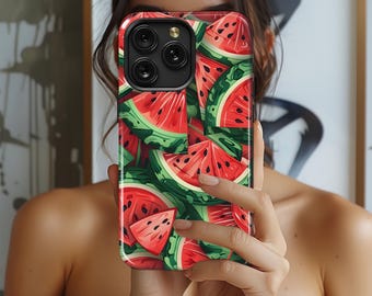 Watermelon Summer Slice Phone Case For iPhone 17 Pro Max 16 15 Plus 14 13 Mini 12 Xr 17e SE Samsung S26 S25 Pixel 9 Pro XL 8 4129