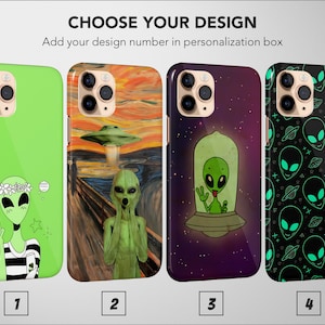 Alien Phone Case Aesthetic Collage Space Green Cover For iPhone 16 Pro Max 15 Plus 13 12 Mini 11 XR XS X 8 SE Samsung S24 S23 S22 Pixel 9 8