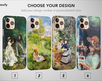 Impressionist Art Phone Case Famous Renoir Painting iPhone Cover iPhone 17 Pro Max 16 15 Plus 14 13 Mini Samsung S26 S25 Google Pixel 10 9